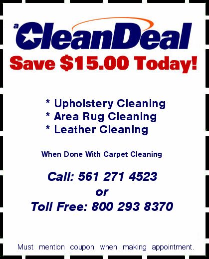 Carpet Cleaning Discount Coupon